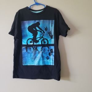 Old navy blue and black shirt